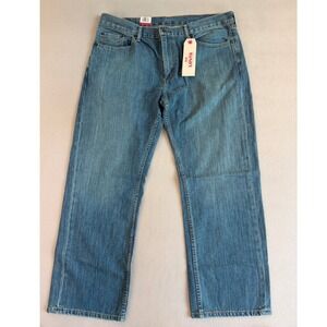 Levis 559 Relaxed Straight Jeans Mens 38x30 Medium Wash Blue Denim 005590733 NWT